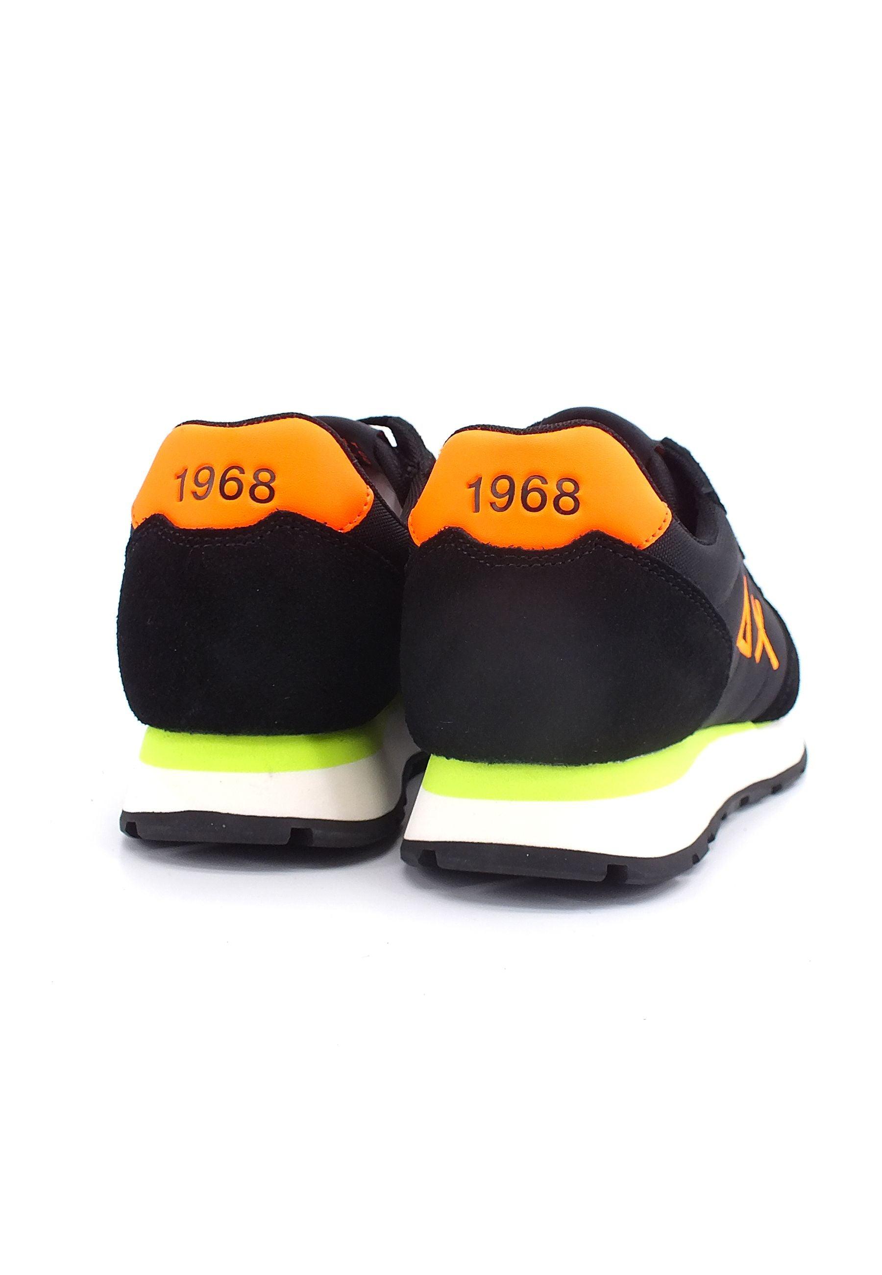 SUN68 Tom Fluo Sneaker Uomo Nero Z42102 - Sandrini Calzature e Abbigliamento