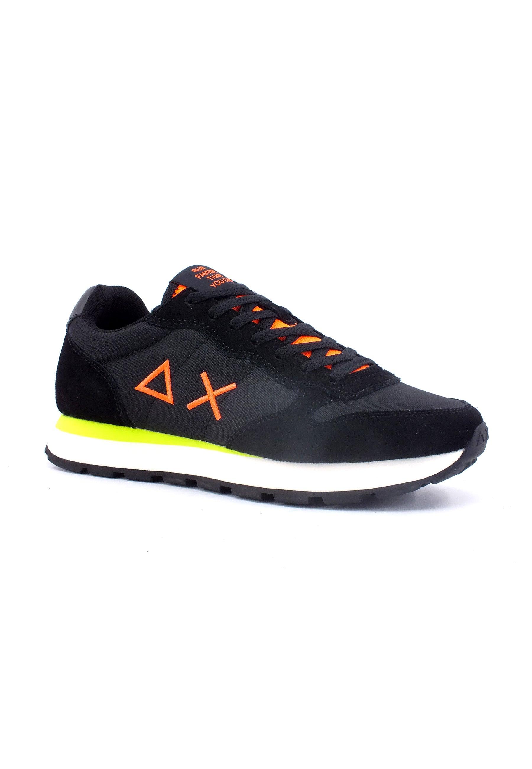 SUN68 Tom Fluo Sneaker Uomo Nero Z43102 - Sandrini Calzature e Abbigliamento