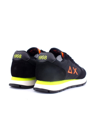 SUN68 Tom Fluo Sneaker Uomo Nero Z43102 - Sandrini Calzature e Abbigliamento