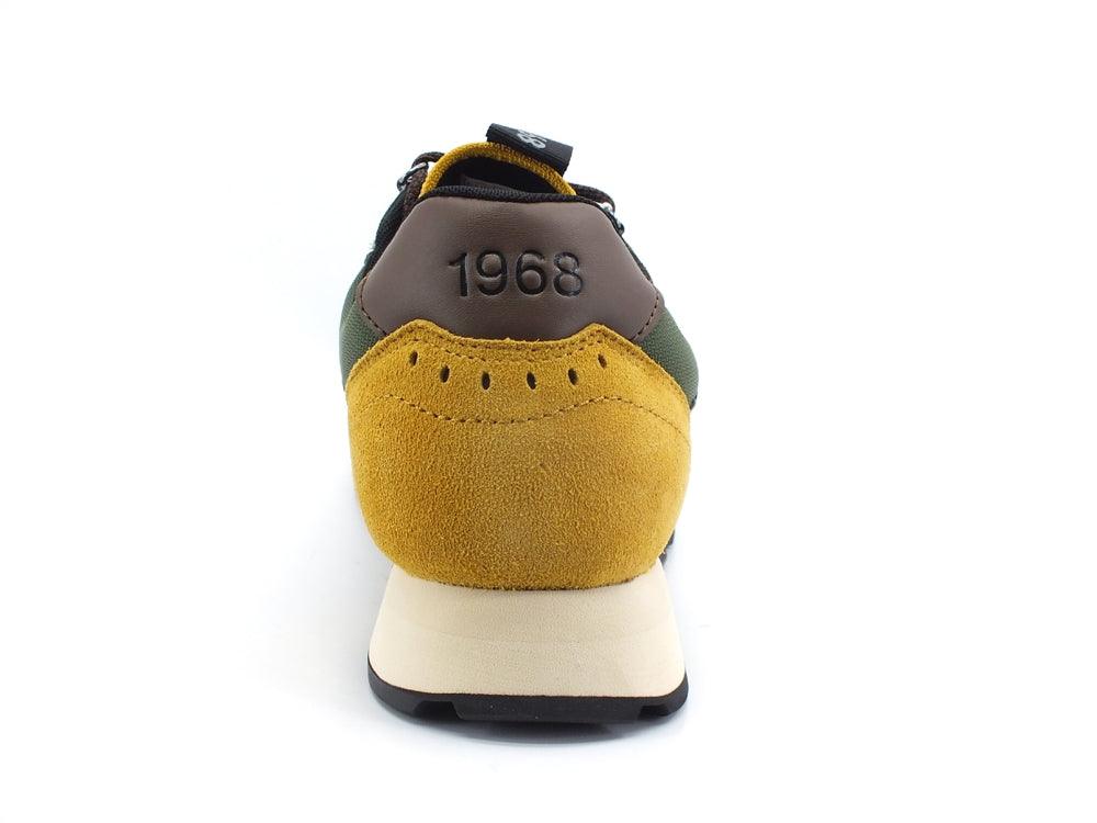 SUN68 Tom Goes Camping Sneaker Trekking Militare Scuro Marrone Z41108 - Sandrini Calzature e Abbigliamento