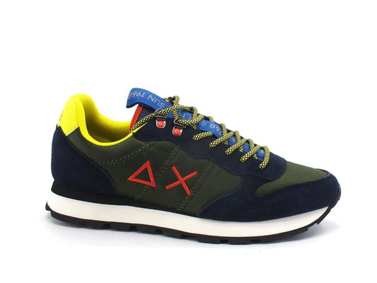 SUN68 Tom Goes Camping Sneaker Trekking Military Navy Blue Z41108 - Sandrini Calzature e Abbigliamento