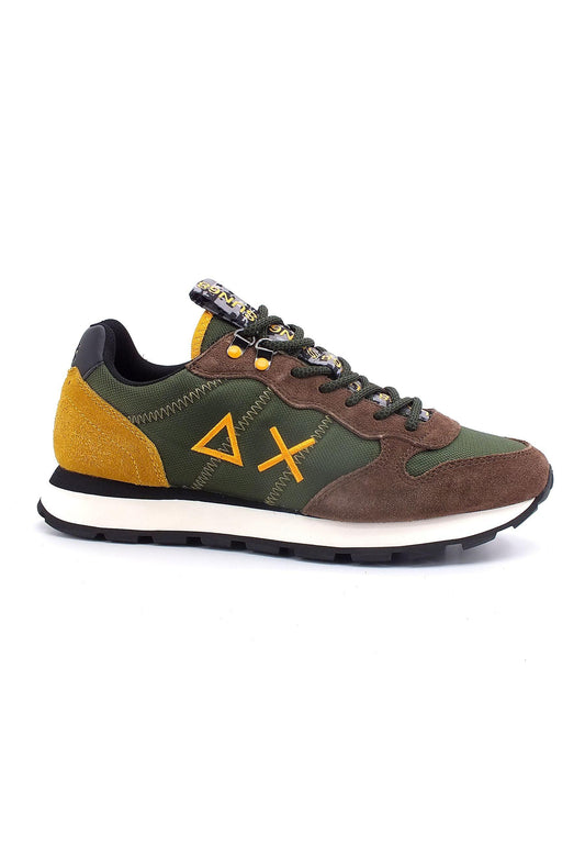 SUN68 Tom Goes Camping Sneaker Uomo Militare Scuro Z42110 - Sandrini Calzature e Abbigliamento