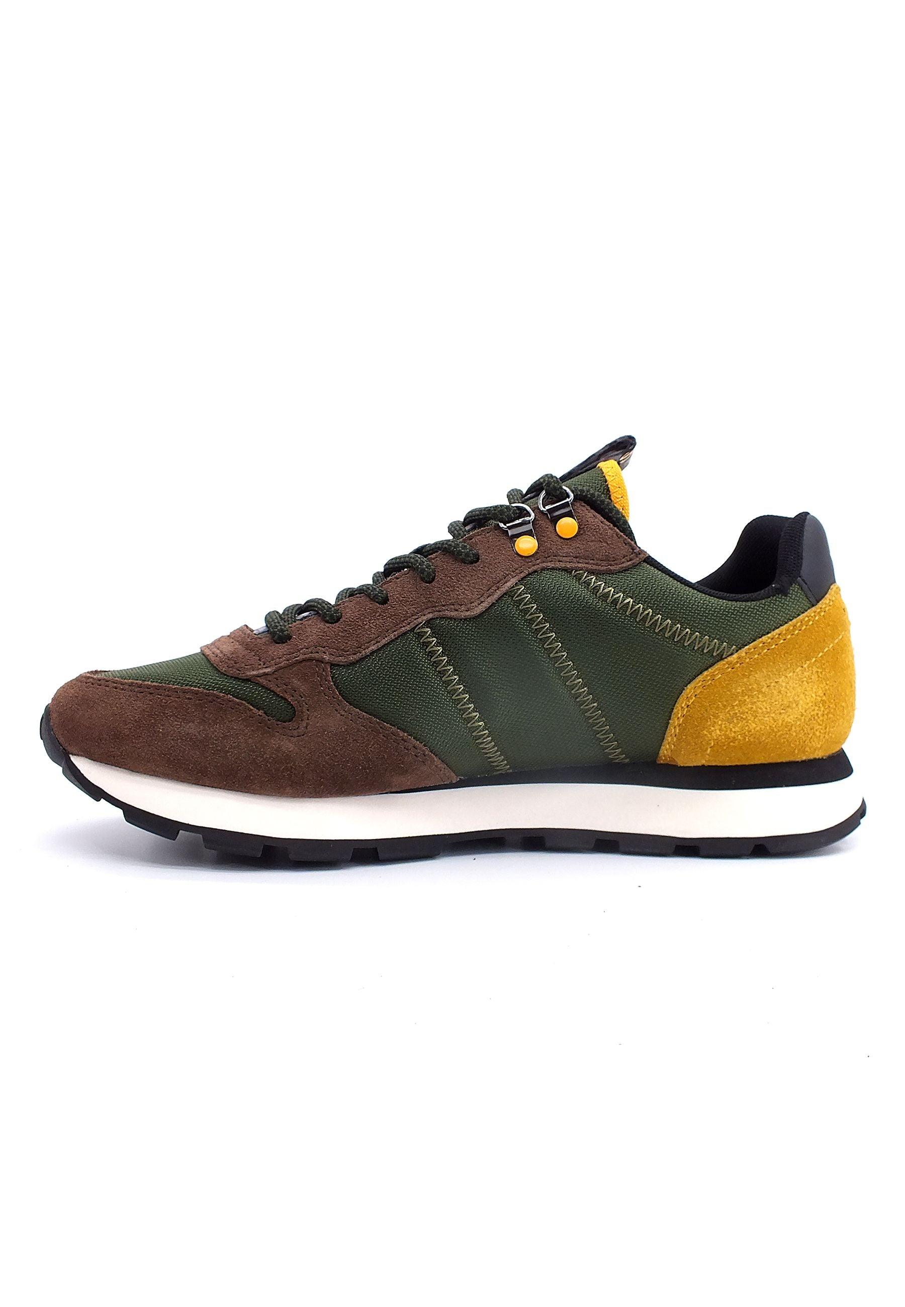 SUN68 Tom Goes Camping Sneaker Uomo Militare Scuro Z42110 - Sandrini Calzature e Abbigliamento