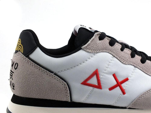 SUN68 Tom In Japan Sneaker Bianco Z32105 - Sandrini Calzature e Abbigliamento