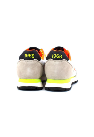 SUN68 Tom Solid Fluo Sneaker Uomo Bianco Z33102 - Sandrini Calzature e Abbigliamento