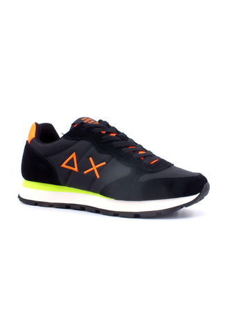 SUN68 Tom Solid Fluo Sneaker Uomo Nero Z33102 - Sandrini Calzature e Abbigliamento