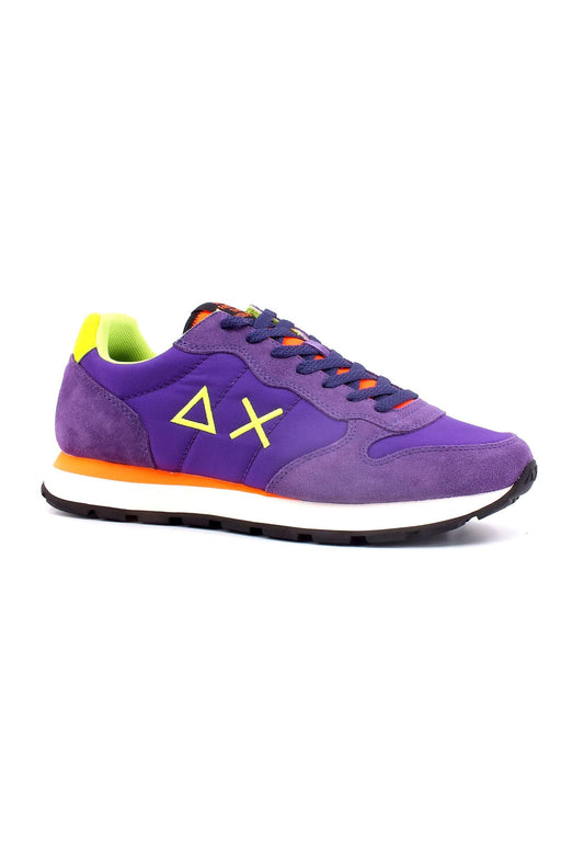 SUN68 Tom Solid Fluo Sneaker Uomo Viola Z33102 - Sandrini Calzature e Abbigliamento
