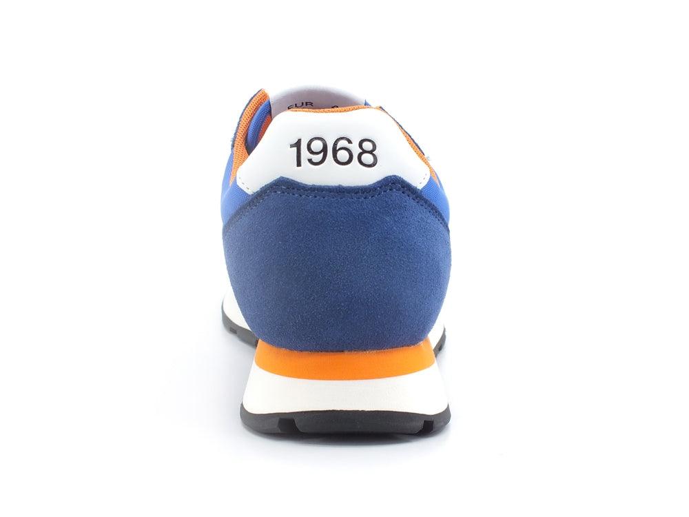 SUN68 Tom Solid Nylon Sneaker Blue Royal Z32101 - Sandrini Calzature e Abbigliamento