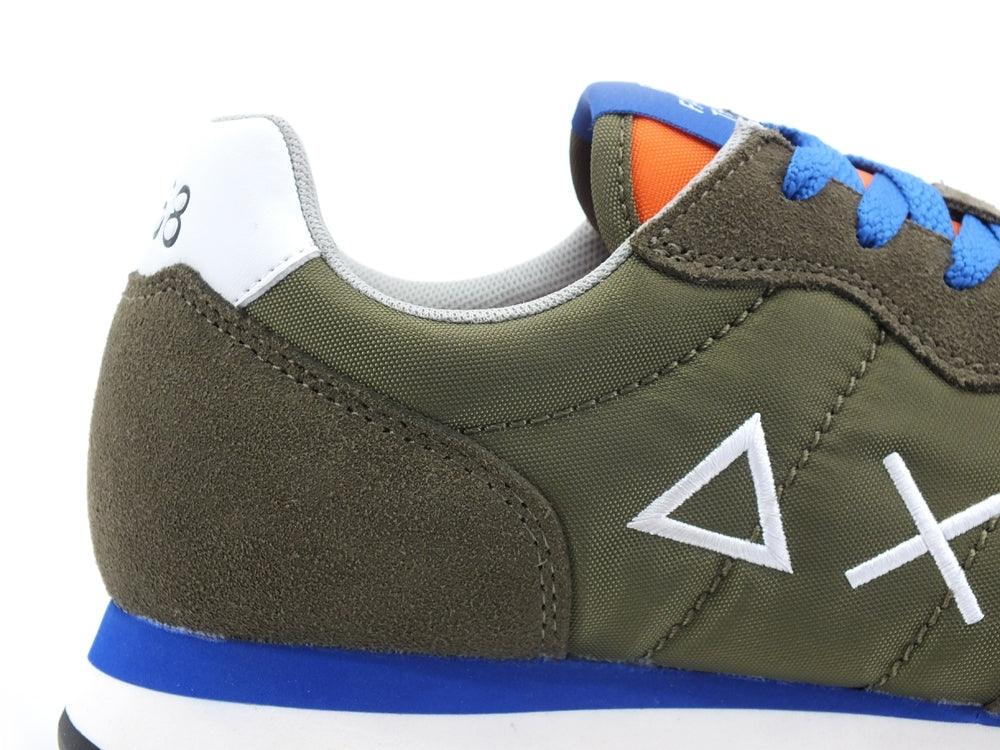 SUN68 Tom Solid Nylon Sneaker Green Militare Z32101 - Sandrini Calzature e Abbigliamento