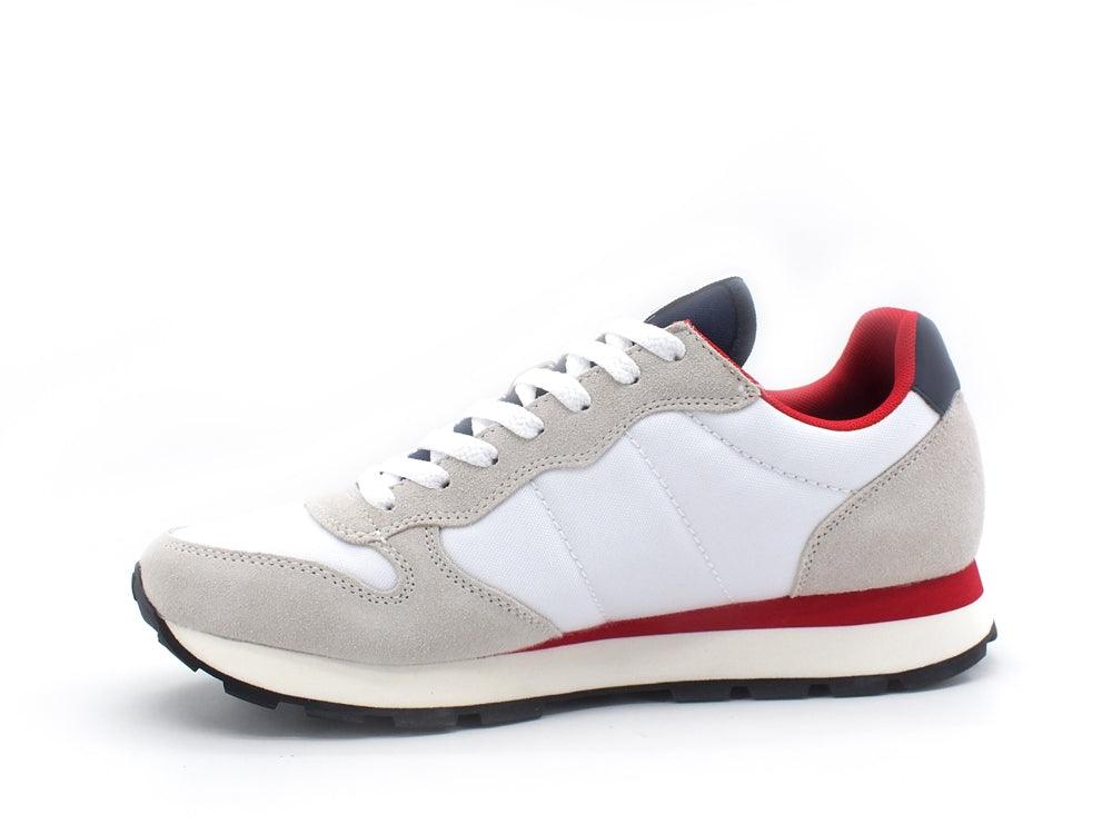 SUN68 Tom Solid Nylon Sneaker Running Bianco Z41101 - Sandrini Calzature e Abbigliamento