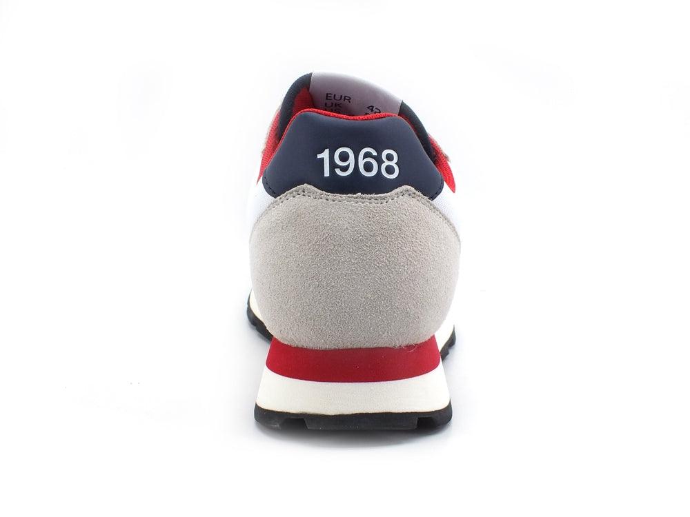 SUN68 Tom Solid Nylon Sneaker Running Bianco Z41101 - Sandrini Calzature e Abbigliamento