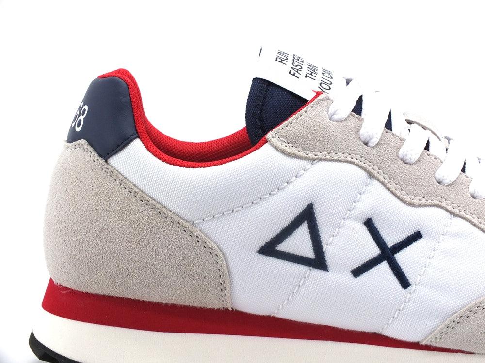 SUN68 Tom Solid Nylon Sneaker Running Bianco Z41101 - Sandrini Calzature e Abbigliamento
