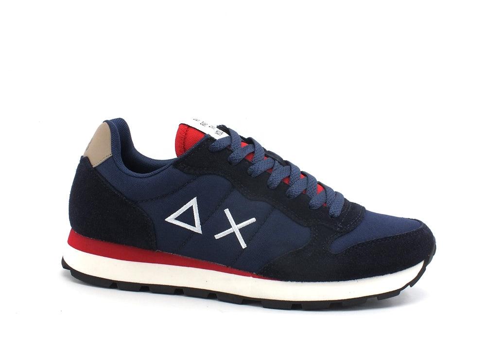 SUN68 Tom Solid Nylon Sneaker Running Navy Blue Z41101 - Sandrini Calzature e Abbigliamento