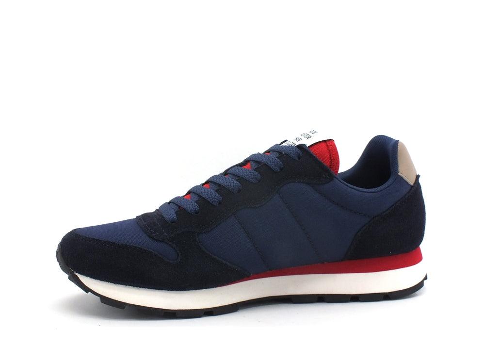SUN68 Tom Solid Nylon Sneaker Running Navy Blue Z41101 - Sandrini Calzature e Abbigliamento