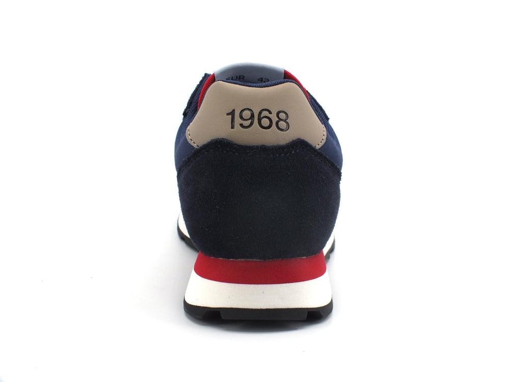 SUN68 Tom Solid Nylon Sneaker Running Navy Blue Z41101 - Sandrini Calzature e Abbigliamento