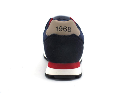 SUN68 Tom Solid Nylon Sneaker Running Navy Blue Z41101 - Sandrini Calzature e Abbigliamento