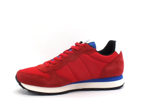 SUN68 Tom Solid Nylon Sneaker Running Rosso Z41101 - Sandrini Calzature e Abbigliamento