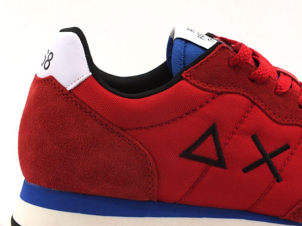 SUN68 Tom Solid Nylon Sneaker Running Rosso Z41101 - Sandrini Calzature e Abbigliamento