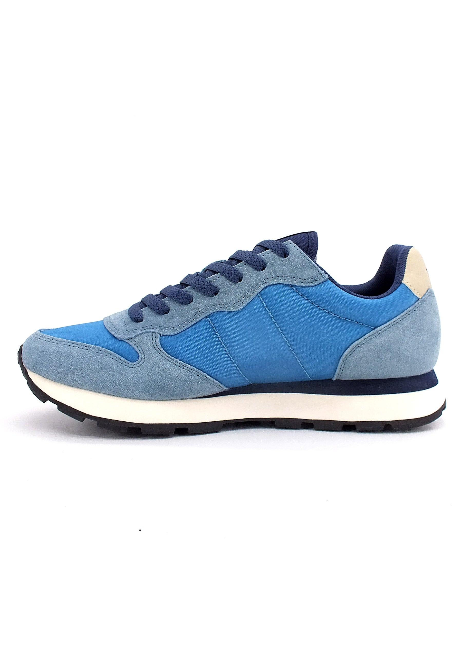 SUN68 Tom Solid Nylon Sneaker Uomo Azzurro Avio Z42101 - Sandrini Calzature e Abbigliamento