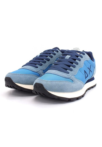 SUN68 Tom Solid Nylon Sneaker Uomo Azzurro Avio Z42101 - Sandrini Calzature e Abbigliamento