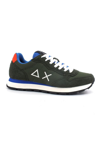 SUN68 Tom Solid Nylon Sneaker Uomo Militare Scuro Z42101 - Sandrini Calzature e Abbigliamento