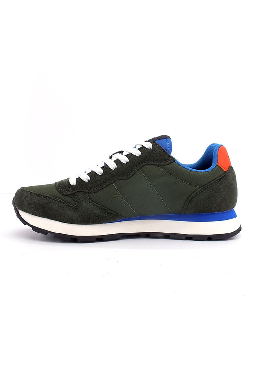 SUN68 Tom Solid Nylon Sneaker Uomo Militare Scuro Z42101 - Sandrini Calzature e Abbigliamento