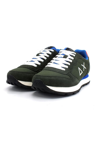 SUN68 Tom Solid Nylon Sneaker Uomo Militare Scuro Z42101 - Sandrini Calzature e Abbigliamento