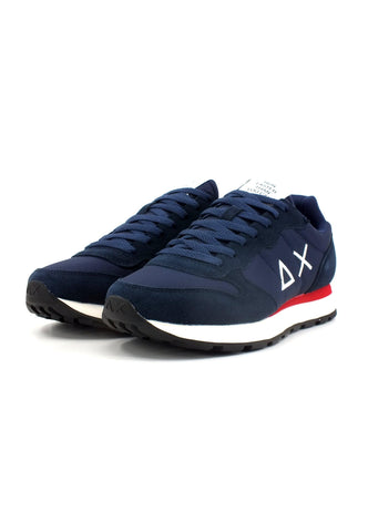 SUN68 Tom Solid Nylon Sneaker Uomo Navy Blue Z33101 - Sandrini Calzature e Abbigliamento