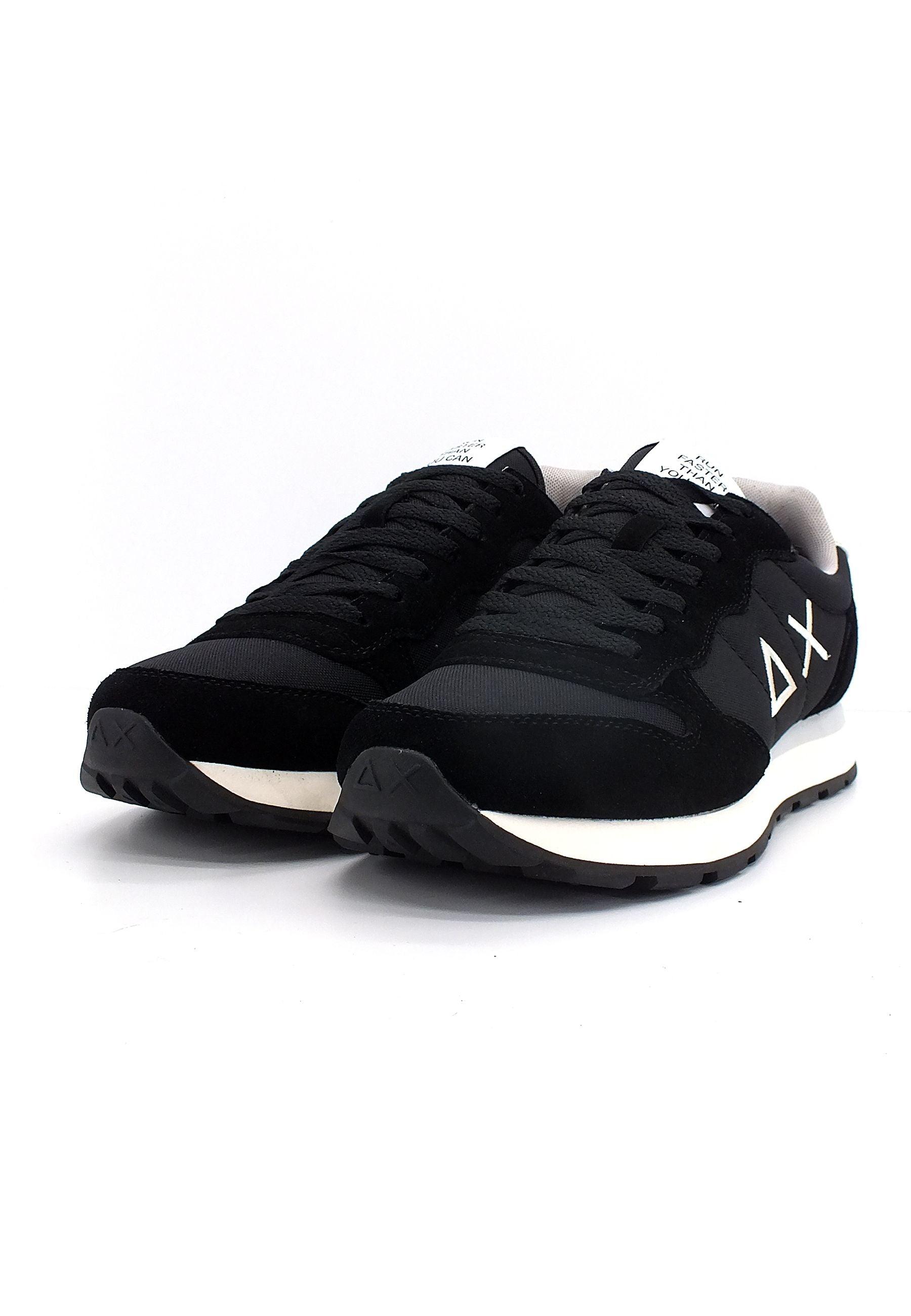 SUN68 Tom Solid Nylon Sneaker Uomo Nero Z42101 - Sandrini Calzature e Abbigliamento