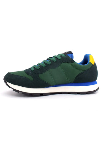 SUN68 Tom Solid Nylon Sneaker Uomo Verde Scuro Z42101 - Sandrini Calzature e Abbigliamento