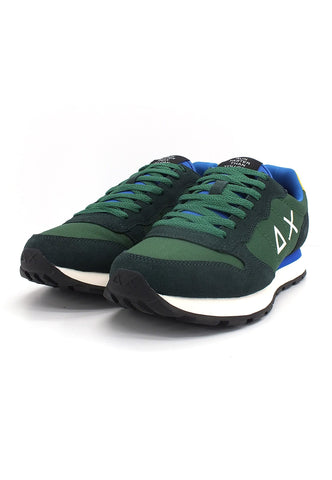 SUN68 Tom Solid Nylon Sneaker Uomo Verde Scuro Z42101 - Sandrini Calzature e Abbigliamento
