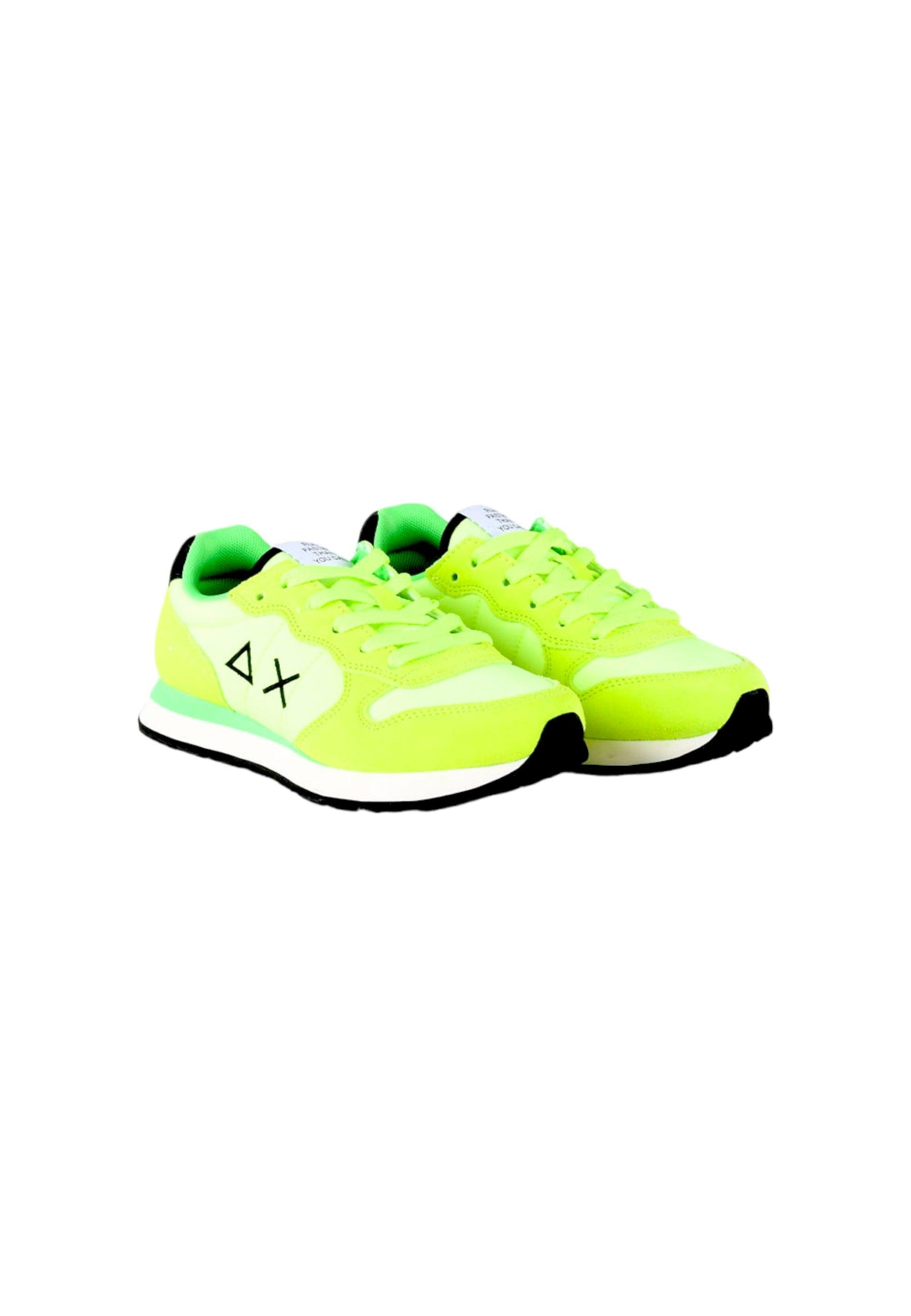 SUN68 Tom Solid Sneaker Bambino Giallo Fluo Z33301T - Sandrini Calzature e Abbigliamento