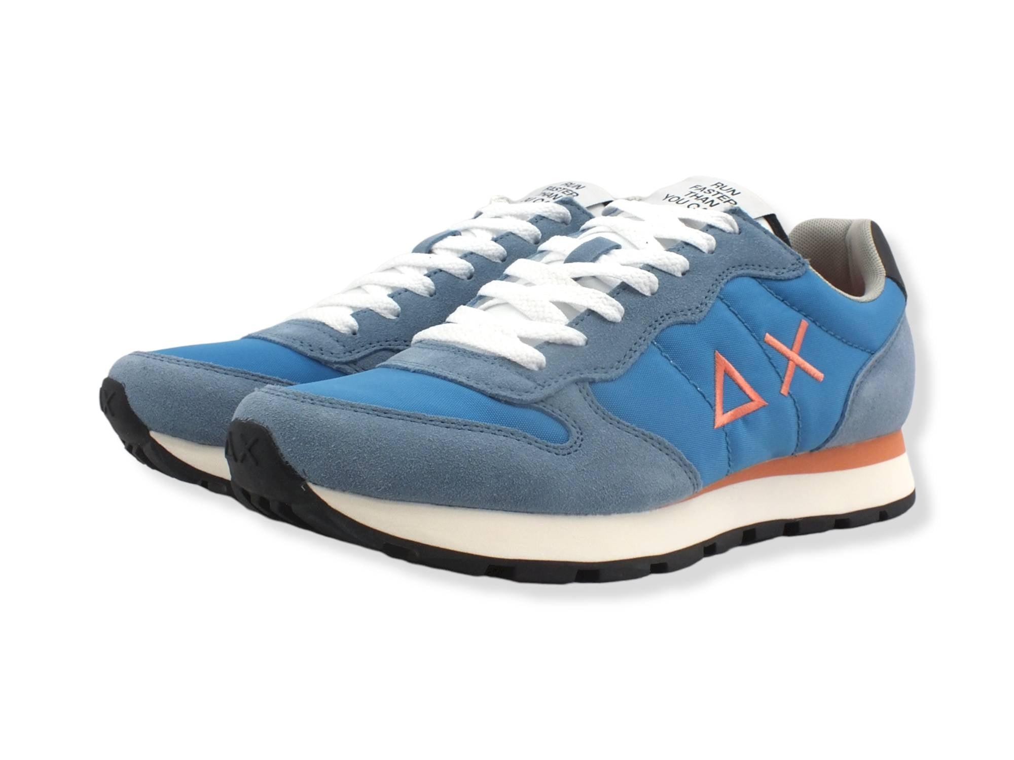 SUN68 Tom Solid Sneaker Blu Avio Z32101 - Sandrini Calzature e Abbigliamento