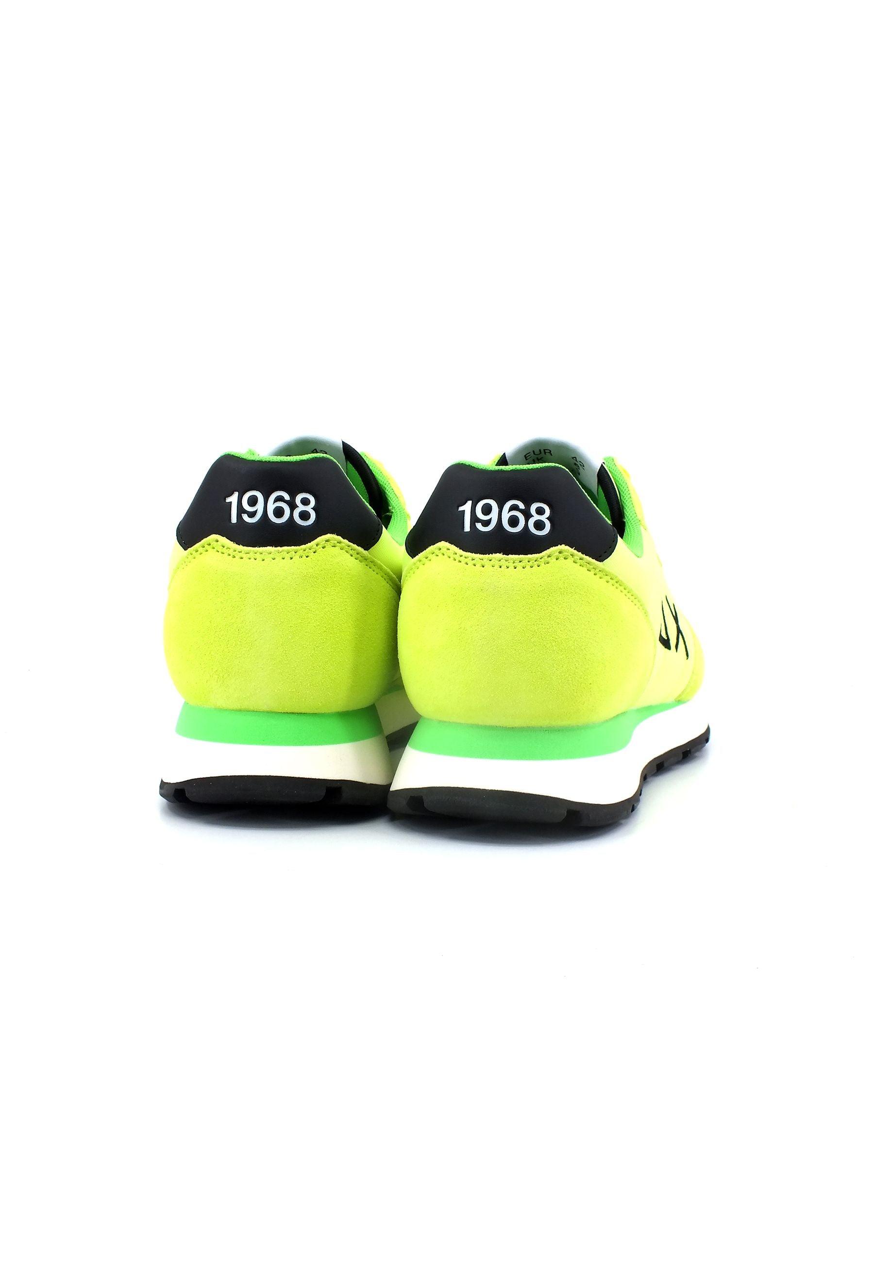 SUN68 Tom Solid Sneaker Uomo Giallo Fluo Z33101 - Sandrini Calzature e Abbigliamento