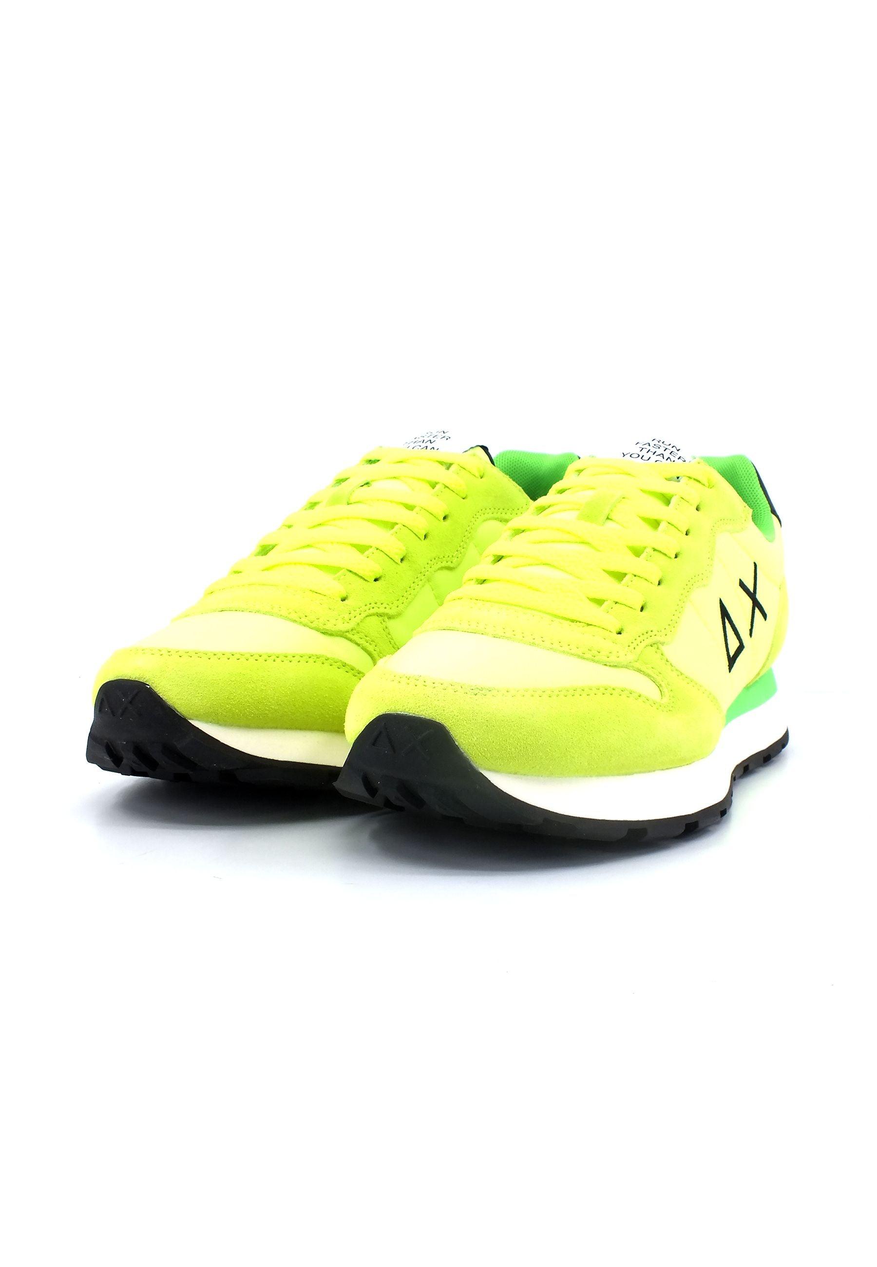 SUN68 Tom Solid Sneaker Uomo Giallo Fluo Z33101 - Sandrini Calzature e Abbigliamento
