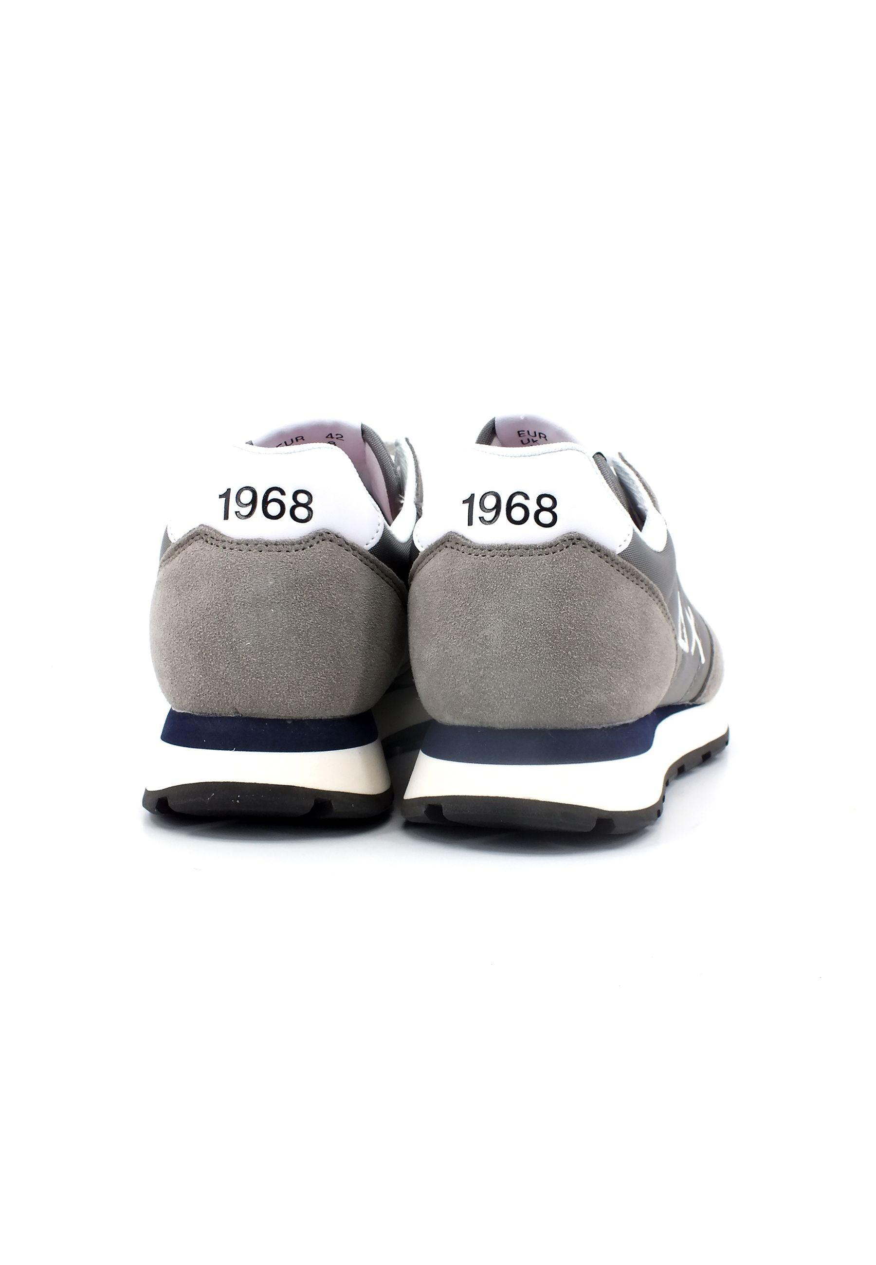 SUN68 Tom Solid Sneaker Uomo Grigio Medio Z33101 - Sandrini Calzature e Abbigliamento