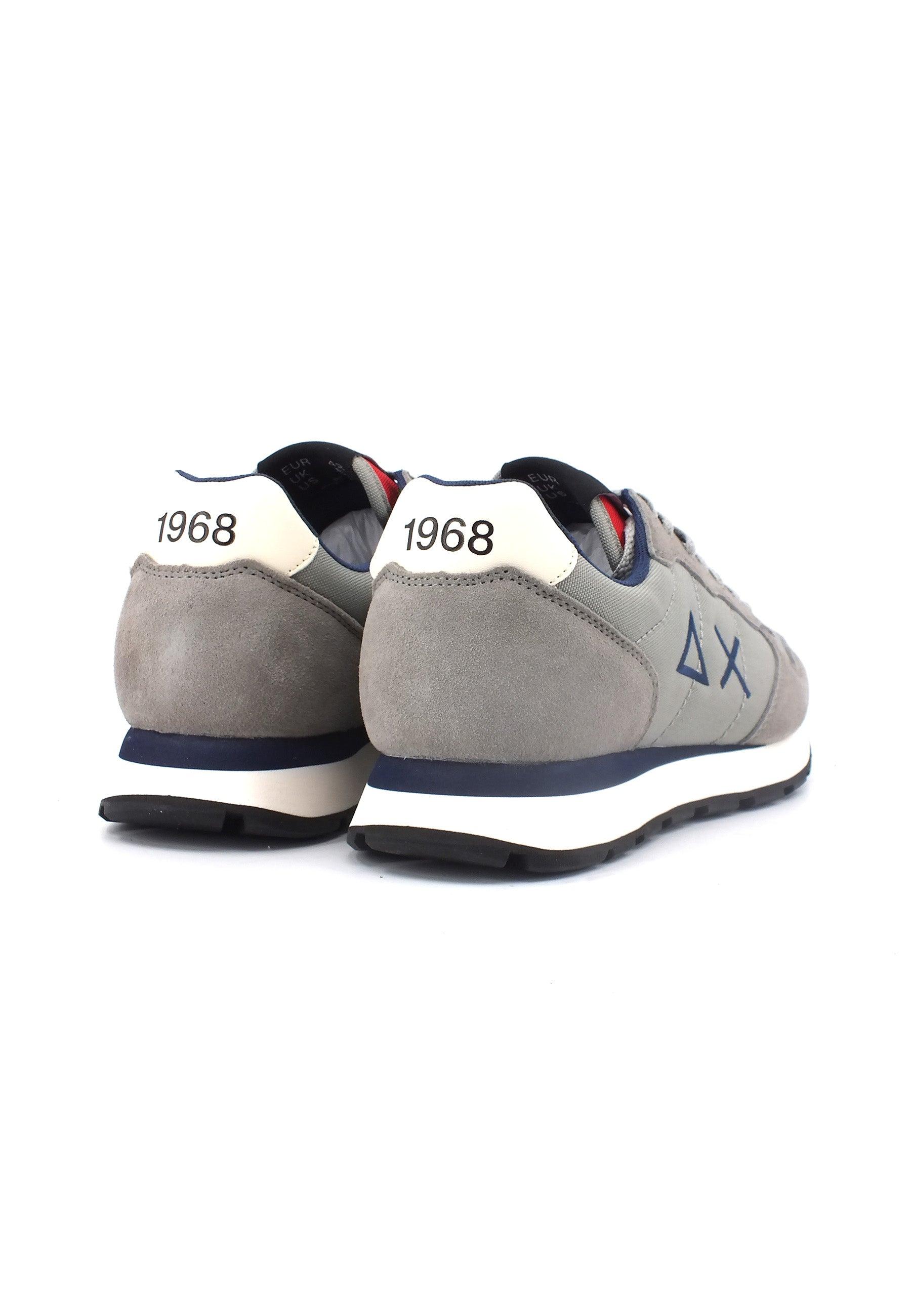 SUN68 Tom Solid Sneaker Uomo Grigio Medio Z43101 - Sandrini Calzature e Abbigliamento