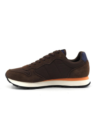 SUN68 Tom Solid Sneaker Uomo Marrone Z43101 - Sandrini Calzature e Abbigliamento