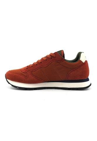 SUN68 Tom Solid Sneaker Uomo Rosso Ruggine Rust Z43101 - Sandrini Calzature e Abbigliamento
