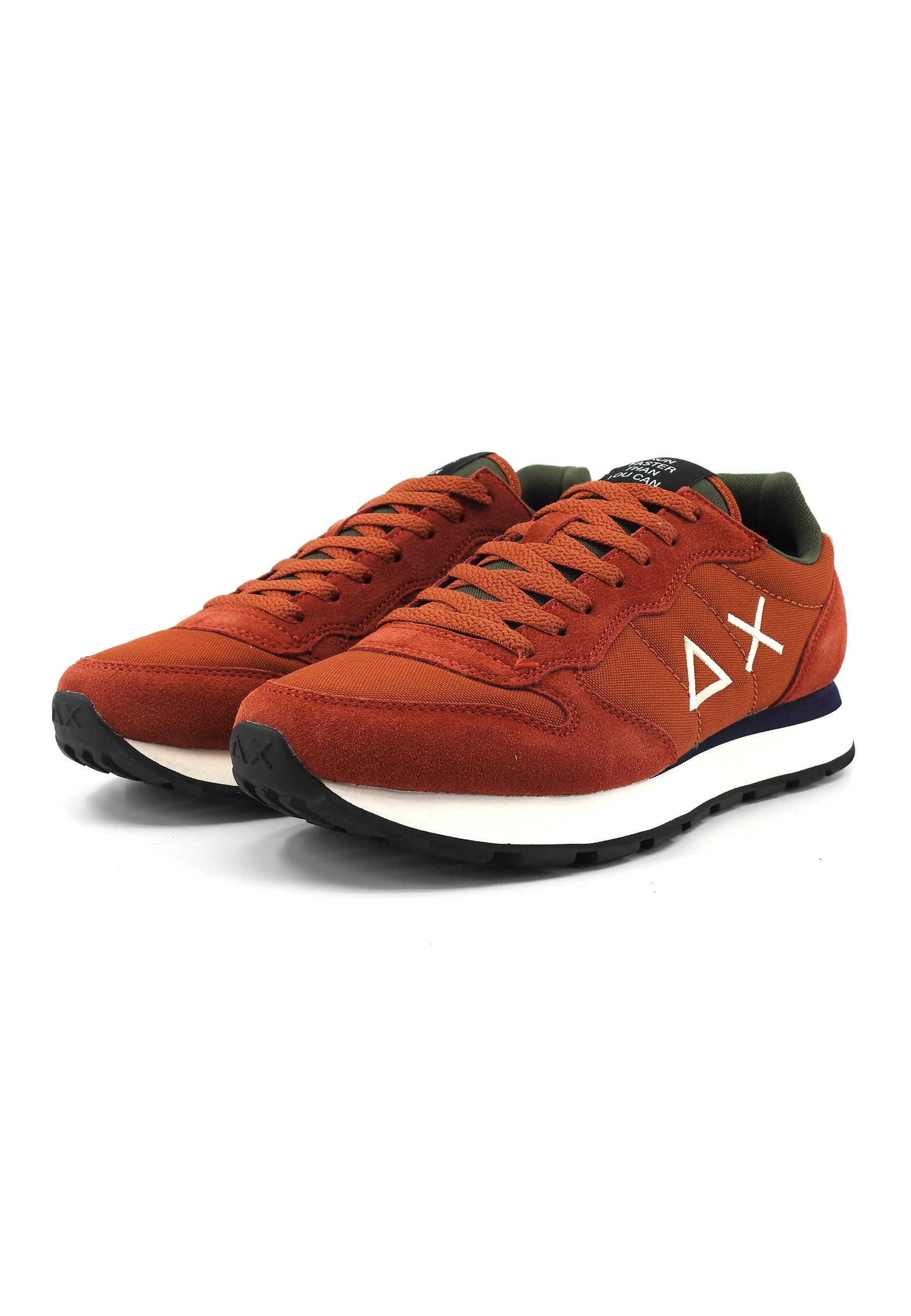 SUN68 Tom Solid Sneaker Uomo Rosso Ruggine Rust Z43101 - Sandrini Calzature e Abbigliamento