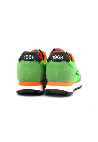 SUN68 Tom Solid Sneaker Uomo Verde Fluo Z33101 - Sandrini Calzature e Abbigliamento