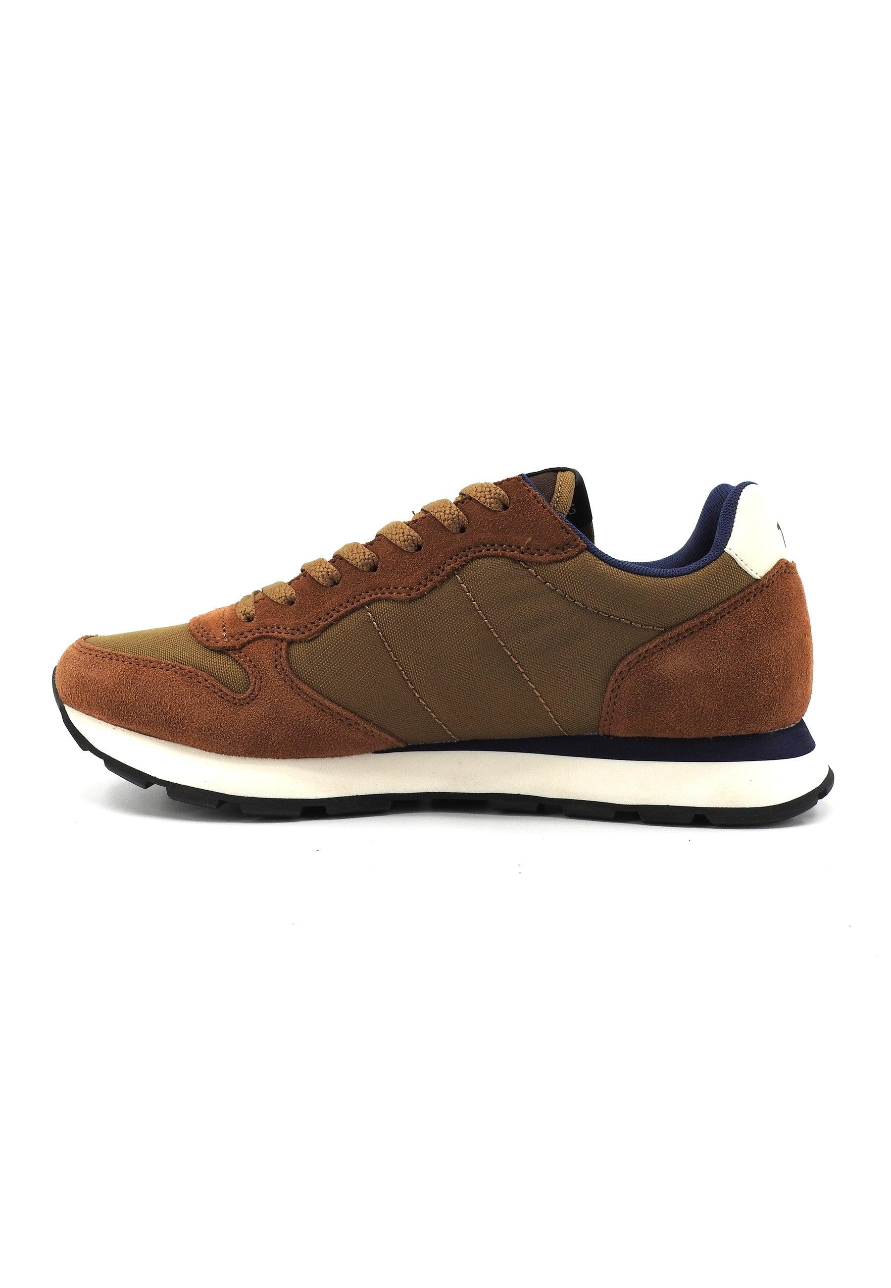 SUN68 Tom Solid Sneaker Uomo Volpe Marrone Z43101 - Sandrini Calzature e Abbigliamento