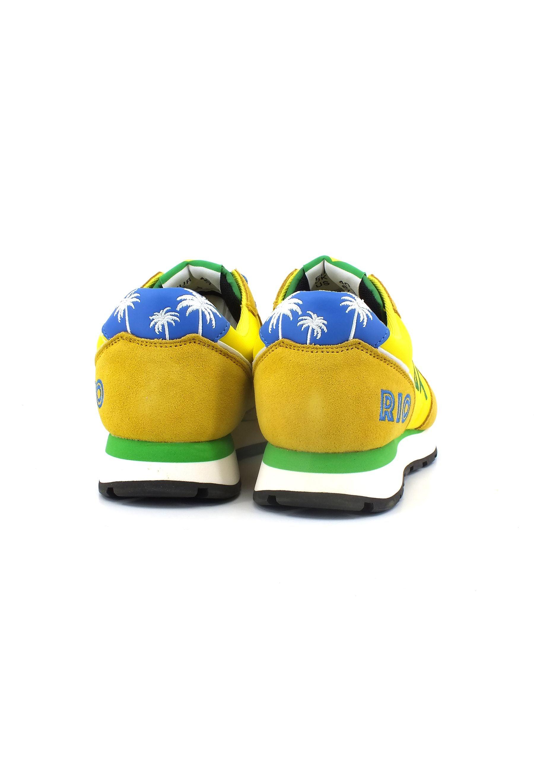 SUN68 Tom World Tour Sneaker Uomo Giallo Z33105 - Sandrini Calzature e Abbigliamento