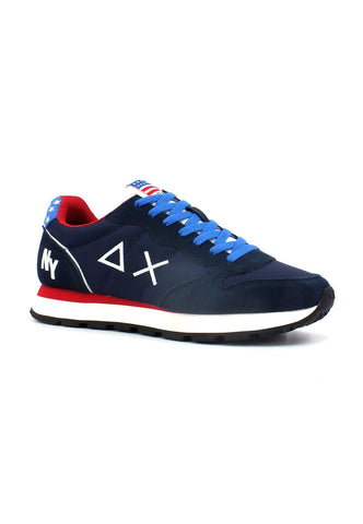 SUN68 Tom World Tour Sneaker Uomo Navy Blue Z33105 - Sandrini Calzature e Abbigliamento