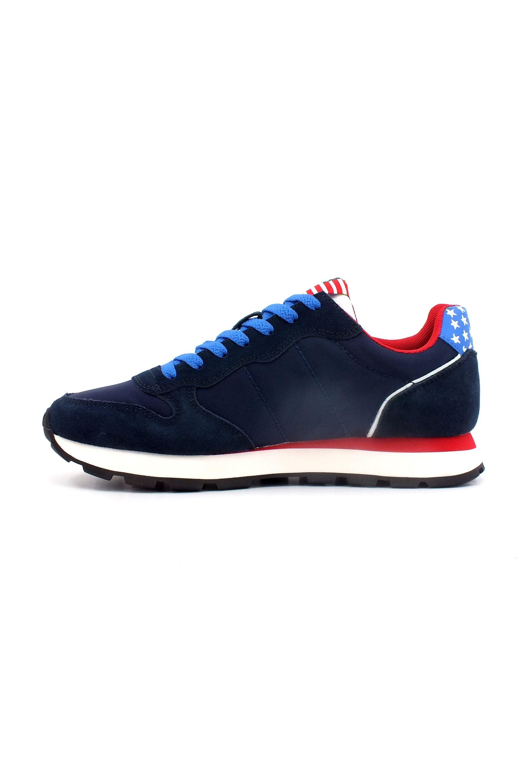 SUN68 Tom World Tour Sneaker Uomo Navy Blue Z33105 - Sandrini Calzature e Abbigliamento