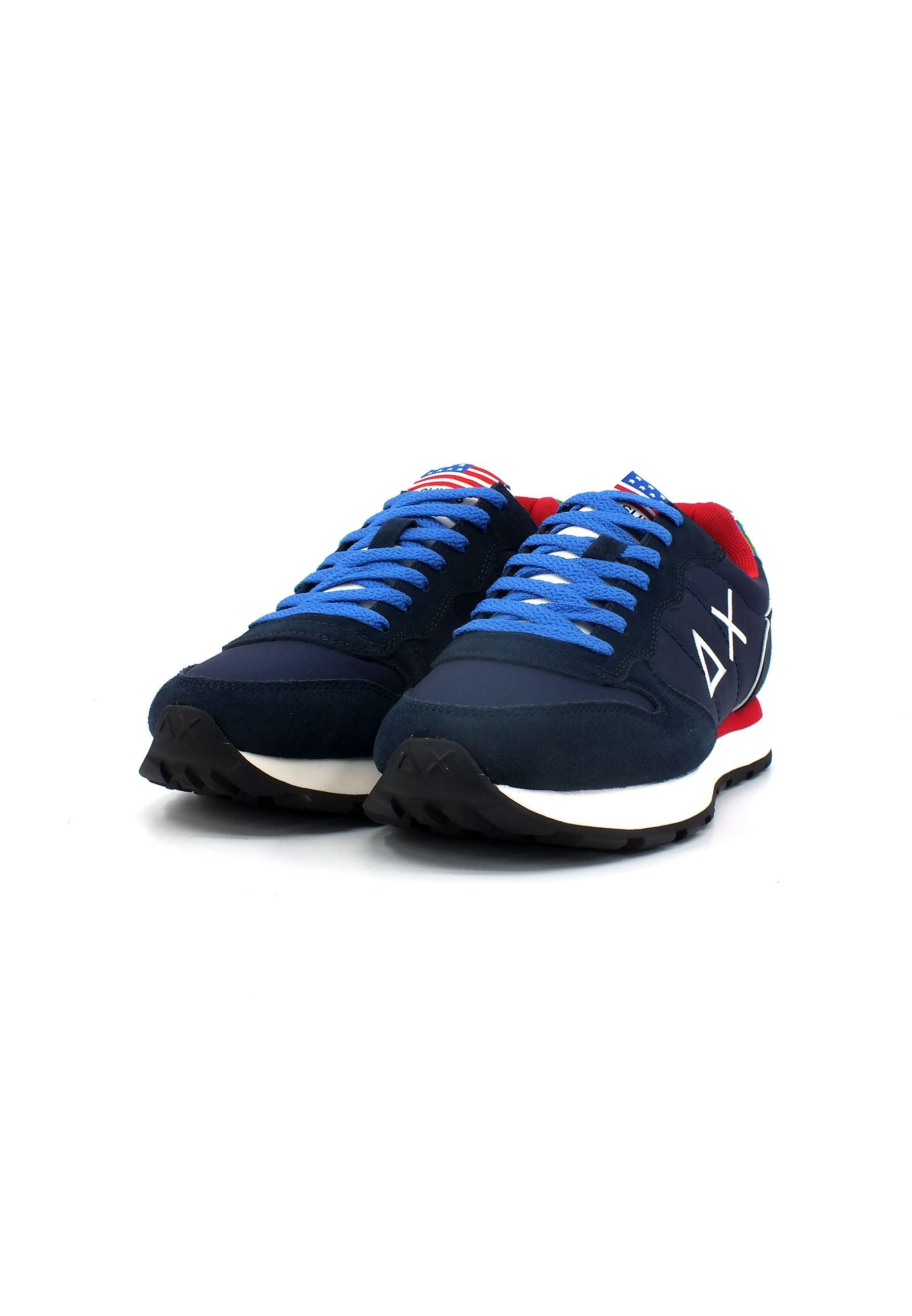 SUN68 Tom World Tour Sneaker Uomo Navy Blue Z33105 - Sandrini Calzature e Abbigliamento