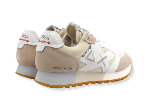 SUN68 Uncle Jaki Sneaker Bianco Panna Z32114 - Sandrini Calzature e Abbigliamento