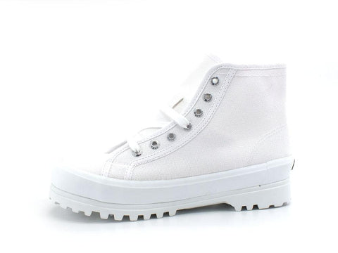 SUPERGA 2341 Alpina Sneaker Alta White Bianco S00GXG0 - Sandrini Calzature e Abbigliamento