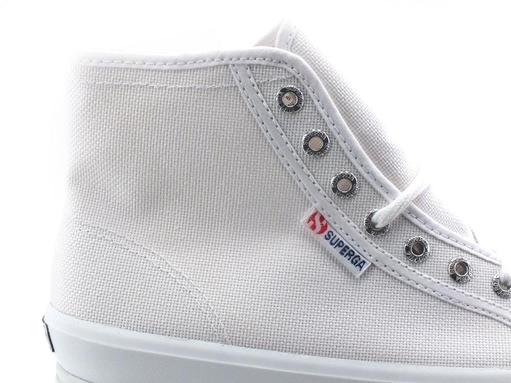 SUPERGA 2341 Alpina Sneaker Alta White Bianco S00GXG0 - Sandrini Calzature e Abbigliamento