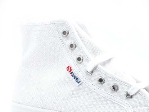 SUPERGA 2705 Hi Top Sneaker Donna Platform White S3111MW - Sandrini Calzature e Abbigliamento